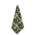 Vanilla Flower And Coconut Pattern Print Hand Towel