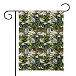 Vanilla Flower And Coconut Pattern Print House Flag