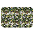 Vanilla Flower And Coconut Pattern Print Indoor Door Mat