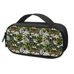 Vanilla Flower And Coconut Pattern Print Insulin Cooler Travel Case