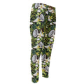 Vanilla Flower And Coconut Pattern Print Men's Compression Pants