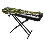 Vanilla Flower And Coconut Pattern Print Piano Keyboard Cover