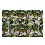 Vanilla Flower And Coconut Pattern Print Placemat