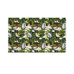 Vanilla Flower And Coconut Pattern Print Polyester Flag