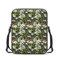 Vanilla Flower And Coconut Pattern Print Rectangular Crossbody Bag