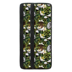 Vanilla Flower And Coconut Pattern Print Refrigerator Handle Covers