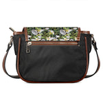 Vanilla Flower And Coconut Pattern Print Saddle Bag