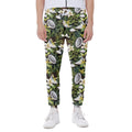 Vanilla Flower And Coconut Pattern Print Joggers
