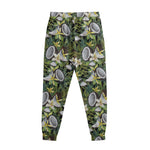 Vanilla Flower And Coconut Pattern Print Sweatpants