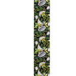 Vanilla Flower And Coconut Pattern Print Table Runner