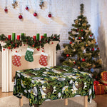 Vanilla Flower And Coconut Pattern Print Tablecloth