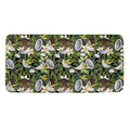 Vanilla Flower And Coconut Pattern Print Towel