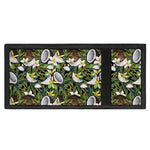 Vanilla Flower And Coconut Pattern Print Trifold Wallet