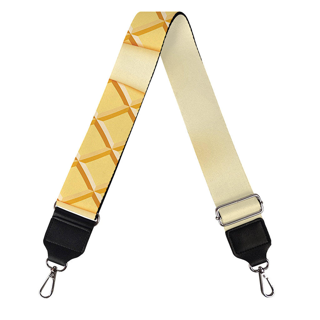 Vanilla Ice Cream Melted Print Bag Strap
