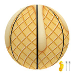 Vanilla Ice Cream Melted Print Basketball