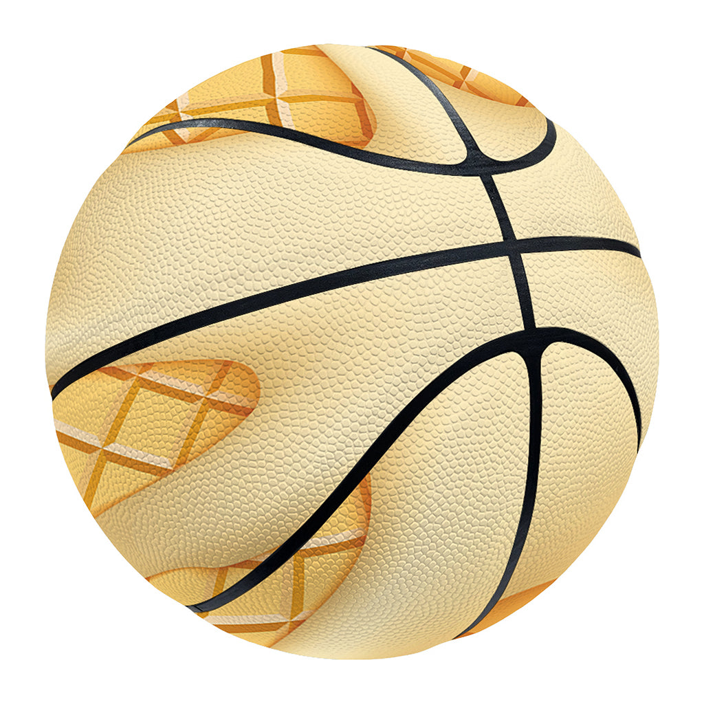 Vanilla Ice Cream Melted Print Basketball