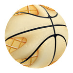 Vanilla Ice Cream Melted Print Basketball