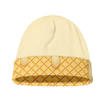 Vanilla Ice Cream Melted Print Beanie