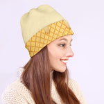 Vanilla Ice Cream Melted Print Beanie