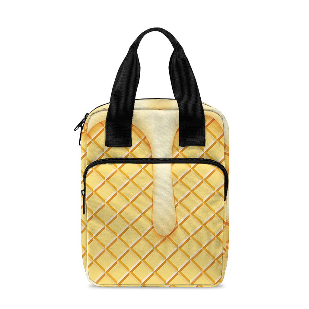 Vanilla Ice Cream Melted Print Bible Tote Bag