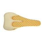 Vanilla Ice Cream Melted Print Bicycle Seat Cover