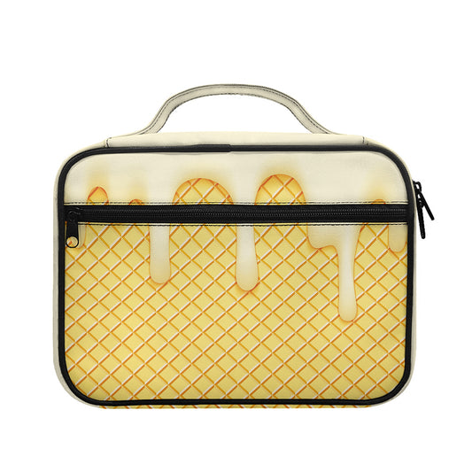 Vanilla Ice Cream Melted Print Briefcase Bible Bag