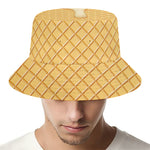 Vanilla Ice Cream Melted Print Bucket Hat