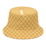 Vanilla Ice Cream Melted Print Bucket Hat