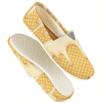 Vanilla Ice Cream Melted Print Casual Shoes