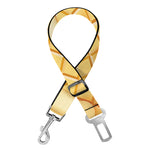 Vanilla Ice Cream Melted Print Dog Seat Belt