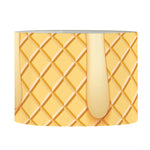 Vanilla Ice Cream Melted Print Drum Lamp Shade