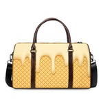 Vanilla Ice Cream Melted Print Duffle Bag