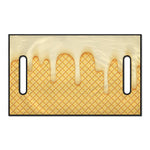 Vanilla Ice Cream Melted Print Golf Cart Seat Cover