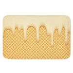 Vanilla Ice Cream Melted Print Indoor Door Mat