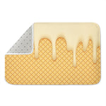 Vanilla Ice Cream Melted Print Indoor Door Mat