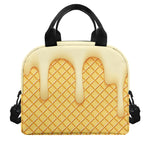 Vanilla Ice Cream Melted Print Insulated Lunch Bag