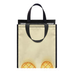 Vanilla Ice Cream Melted Print Insulated Lunch Tote