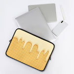 Vanilla Ice Cream Melted Print Laptop Sleeve