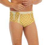 Vanilla Ice Cream Melted Print Men's Briefs