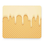 Vanilla Ice Cream Melted Print Mouse Pad