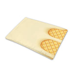 Vanilla Ice Cream Melted Print Pet Cooling Mat Cover