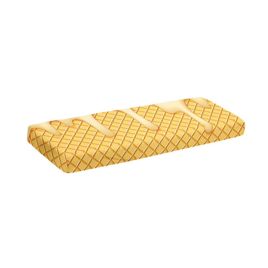 Vanilla Ice Cream Melted Print Piano Keyboard Cover