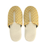 Vanilla Ice Cream Melted Print Slippers