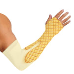 Vanilla Ice Cream Melted Print Sun Protection Arm Sleeves