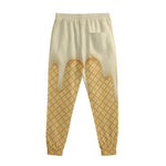 Vanilla Ice Cream Melted Print Sweatpants