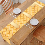 Vanilla Ice Cream Melted Print Table Runner