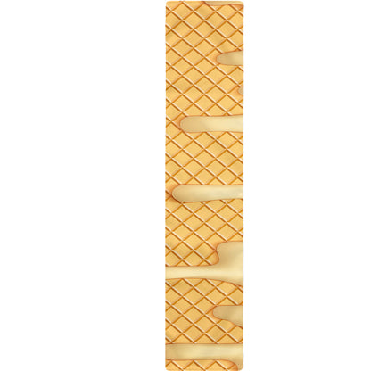 Vanilla Ice Cream Melted Print Table Runner