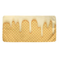 Vanilla Ice Cream Melted Print Towel