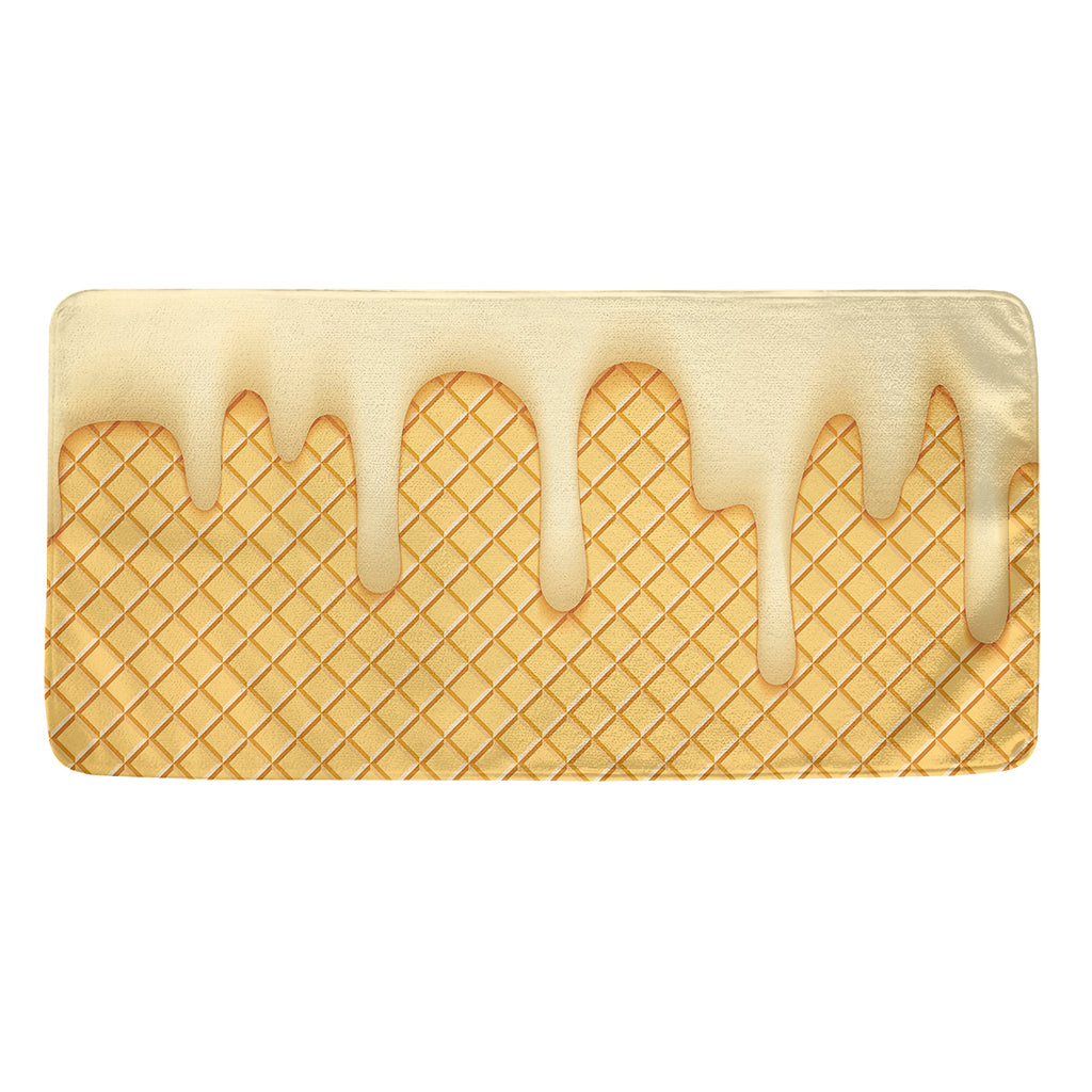 Vanilla Ice Cream Melted Print Towel