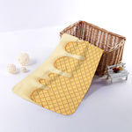 Vanilla Ice Cream Melted Print Towel